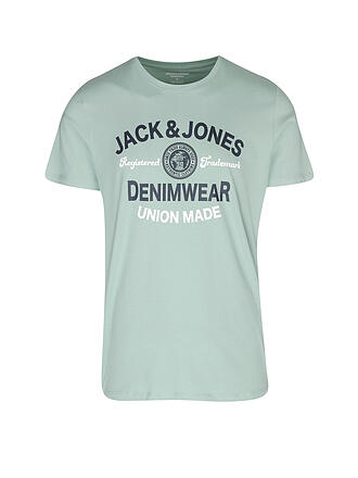 JACK & JONES | T-Shirt JJELOGO | hellgrün