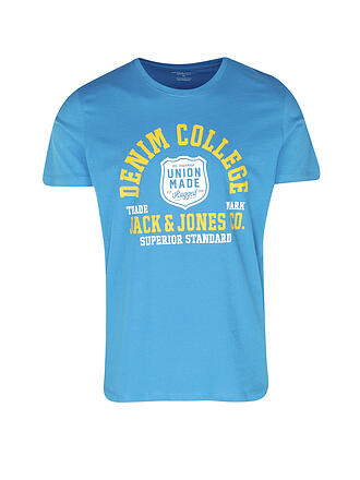 JACK & JONES | T-Shirt JJELOGO | blau