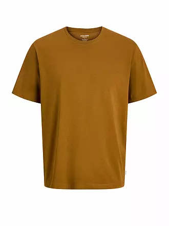 JACK & JONES | T-Shirt JJEORGANIC | hellbraun