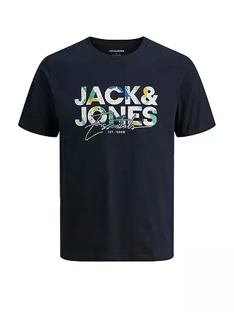 JACK & JONES | T-Shirt JJGEPLAS | dunkelblau