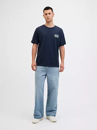 JACK & JONES | T-Shirt JJGEPLAS | dunkelblau