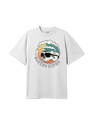 JACK & JONES | T-Shirt JJTIDAL | weiss