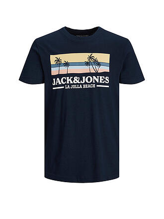 JACK & JONES | T-Shirt JORMALIBU | dunkelblau