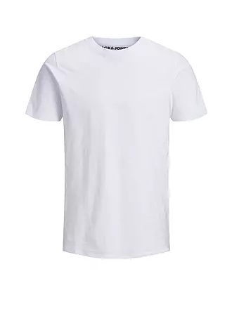 JACK & JONES | T-Shirt Slim Fit JJEORGANIC | hellbraun