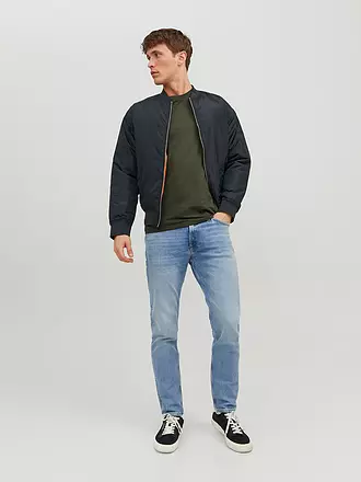 JACK & JONES | T-Shirt Slim Fit JJEORGANIC | olive