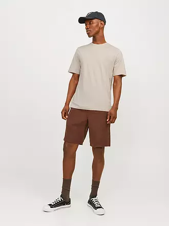 JACK & JONES | T-Shirt Slim Fit JJEORGANIC | creme
