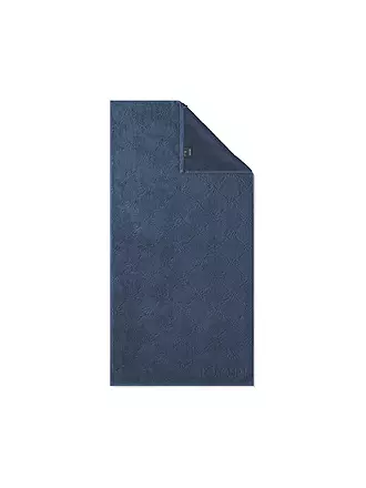 JOOP | Duschtuch CORNFLOWER 80x150cm Sand | dunkelblau