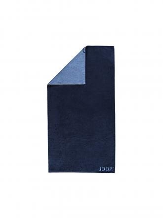 JOOP | Duschtuch Doubleface 80x150cm (Anthrazit) | dunkelblau