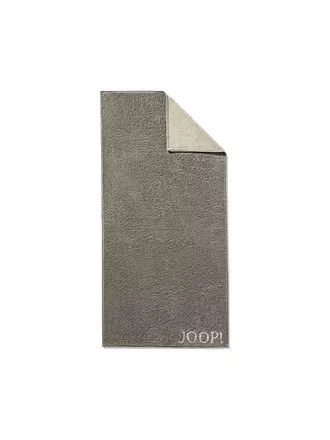 JOOP | Duschtuch Doubleface 80x150cm Kupfer | grau