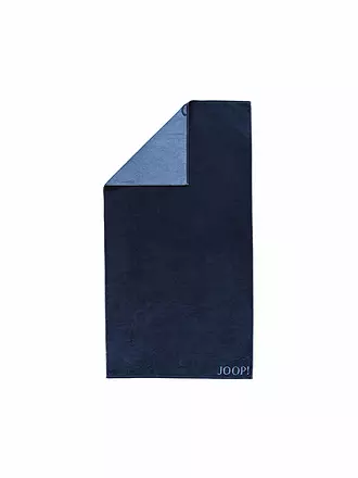 JOOP | Duschtuch Doubleface 80x150cm Navy | hellblau