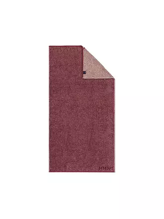 JOOP | Duschtuch SELECT ALLOVER 80x150cm Rouge | dunkelrot