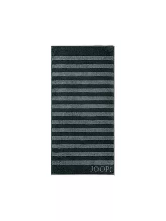 JOOP | Duschtuch Stripes 80x150cm (Graphit) | schwarz