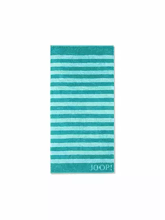 JOOP | Duschtuch Stripes 80x150cm (Silber) | türkis