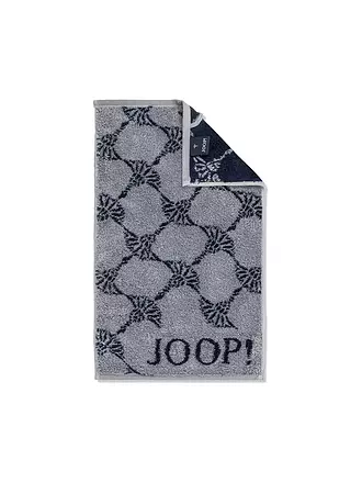 JOOP | Gästetuch Cornflower 30x50cm (Anthrazit) | hellblau