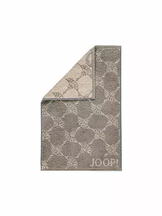 JOOP | Gästetuch Cornflower 30x50cm Graphit | hellgrün