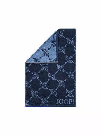 JOOP | Gästetuch Cornflower 30x50cm Schwarz | dunkelblau