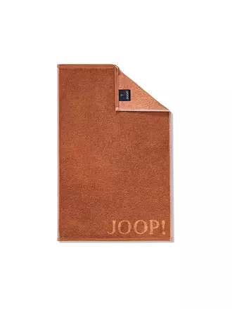 JOOP | Gästetuch Doubleface 30x50cm (Silber) | orange