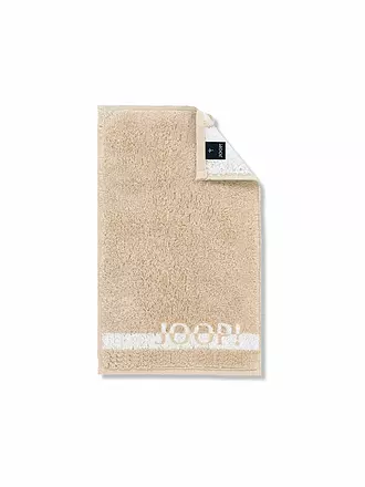 JOOP | Gästetuch SPLIT DOUBLEFACE 30x50cm Stein | creme