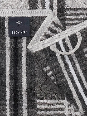 JOOP | Handtuch Checks Checked  50x100cm Platin | dunkelblau