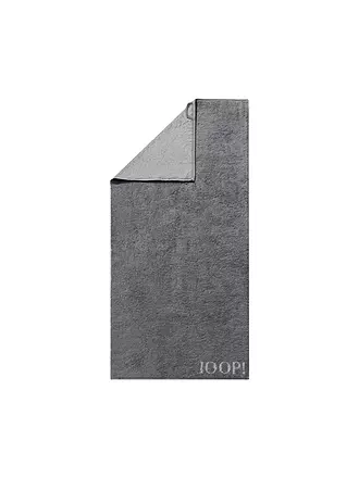 JOOP | Handtuch Doubleface 50x100cm (Anthrazit) | hellblau