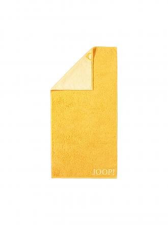 JOOP | Handtuch Doubleface 50x100cm (Anthrazit) | gelb