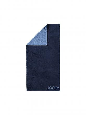 JOOP | Handtuch Doubleface 50x100cm (Sand) | dunkelblau