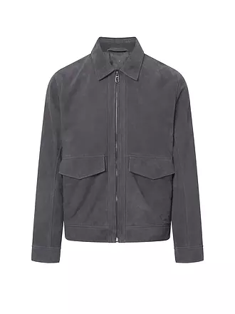 JOOP | Lederjacke | grau