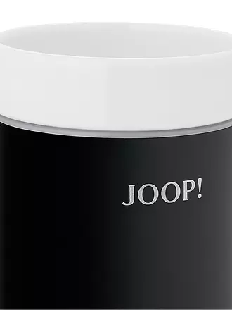 JOOP | Mundbecher Chromeline Black 11cm | silber