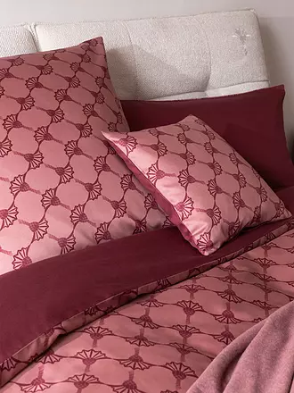 JOOP | Satin Bettwäsche CORNFLOWER DOUBLE  2x70x90cm/200x200cm Fine Rouge | grau