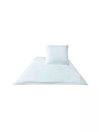 JOOP | Satin Bettwäsche Cornflower 70x90cm / 140x200cm Weiss | weiss