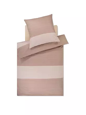 JOOP | Satin Bettwäsche SPLIT 70x90cm / 140x220cm Ocean | beige