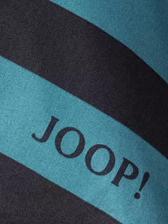 JOOP | Satin Bettwäsche TONE 70x90cm/140x220cm Apricot | dunkelblau