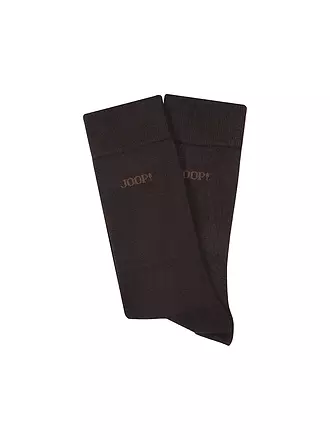 JOOP | Socken 2er Pkg. dark brown | hellgrau