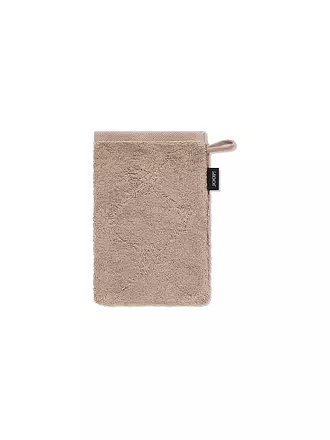 JOOP | Waschhandschuh CORNFLOWER 16x22cm Sand | silber