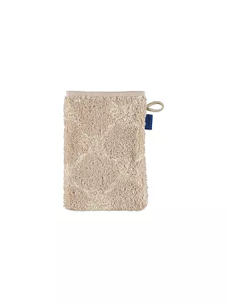 JOOP | Waschhandschuh Cornflower 16x22cm Graphit | beige