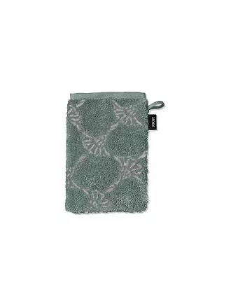 JOOP | Waschhandschuh Cornflower 16x22cm Pinie | dunkelblau