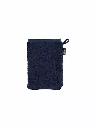 JOOP | Waschhandschuh Doubleface 16x22cm Navy | hellblau