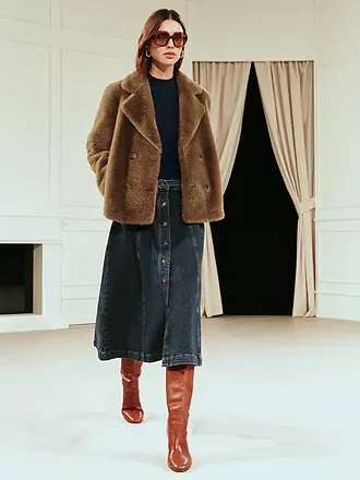 JOOP | Wendejacke in Felloptik ORSINA | braun