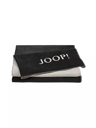 JOOP | Wohndecke - Plaid 150x200cm Uni Doubleface Stein/Anthrazit | grau
