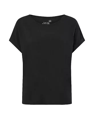JUVIA | Loungewear Shirt | schwarz