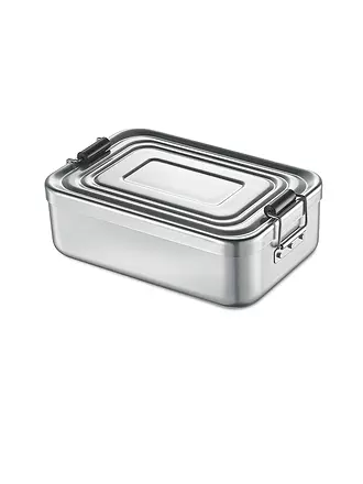 KÜCHENPROFI | Frischhaltedose - Lunchbox klein 18x12cm (Rot) | silber