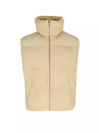 KARL KANI | Cord Steppgilet | beige