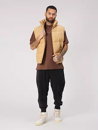 KARL KANI | Cord Steppgilet | beige