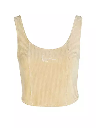 KARL KANI | Top Cropped Fit | hellblau