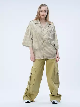 KARO KAUER | Bluse Oversized Fit | beige