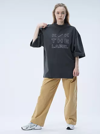 KARO KAUER | T-Shirt Oversized Fit | grau
