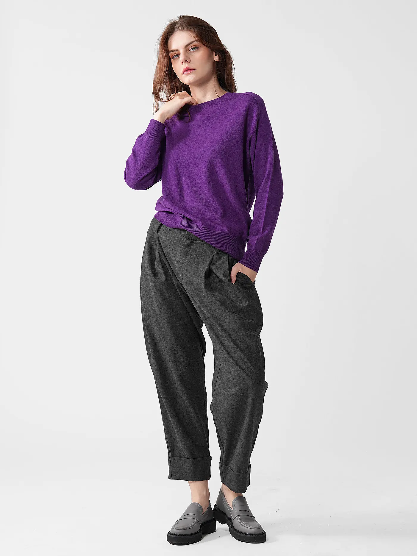 KATESTORM | Kaschmirpullover | lila
