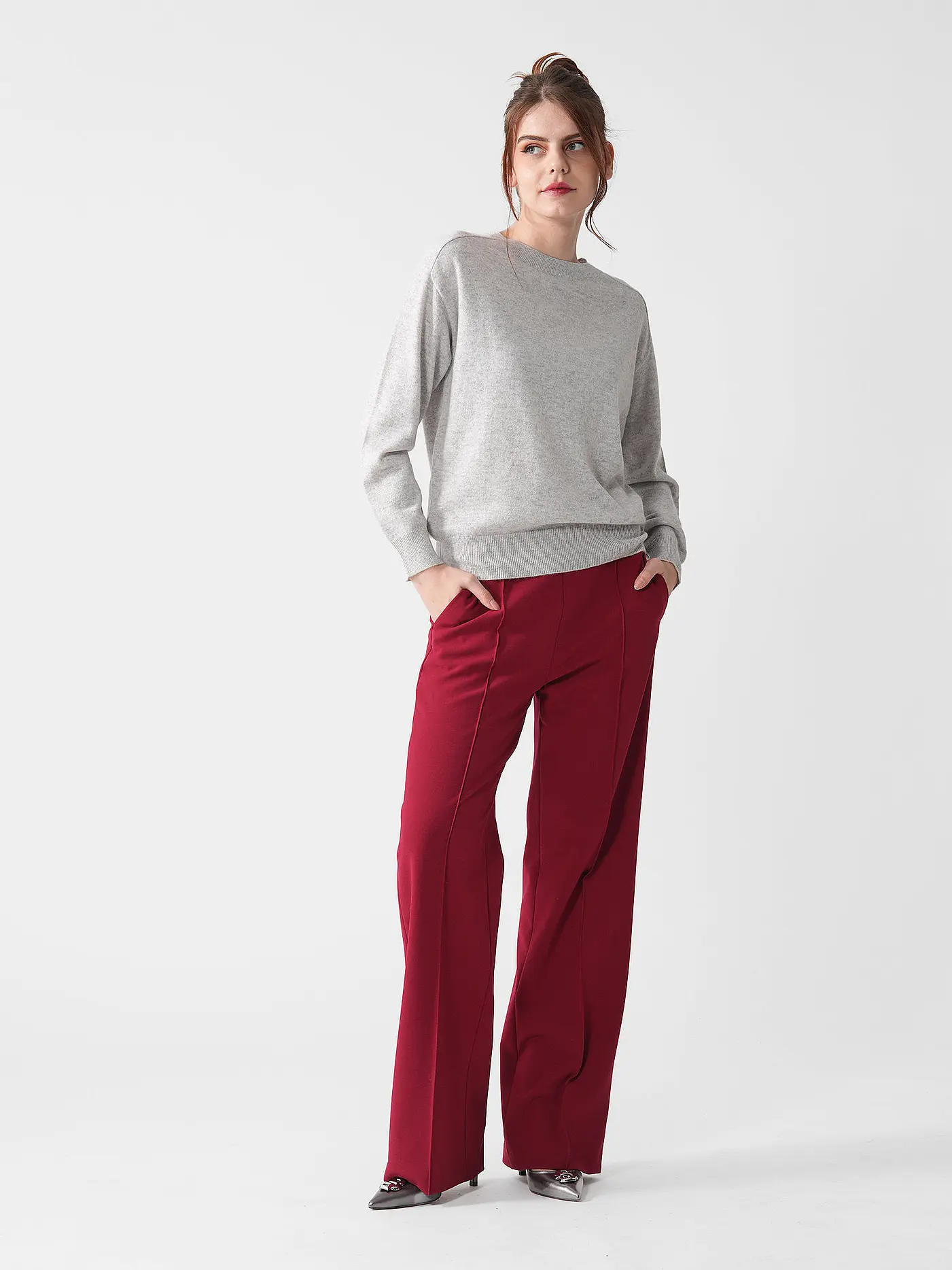 KATESTORM | Kaschmirpullover | hellgrau