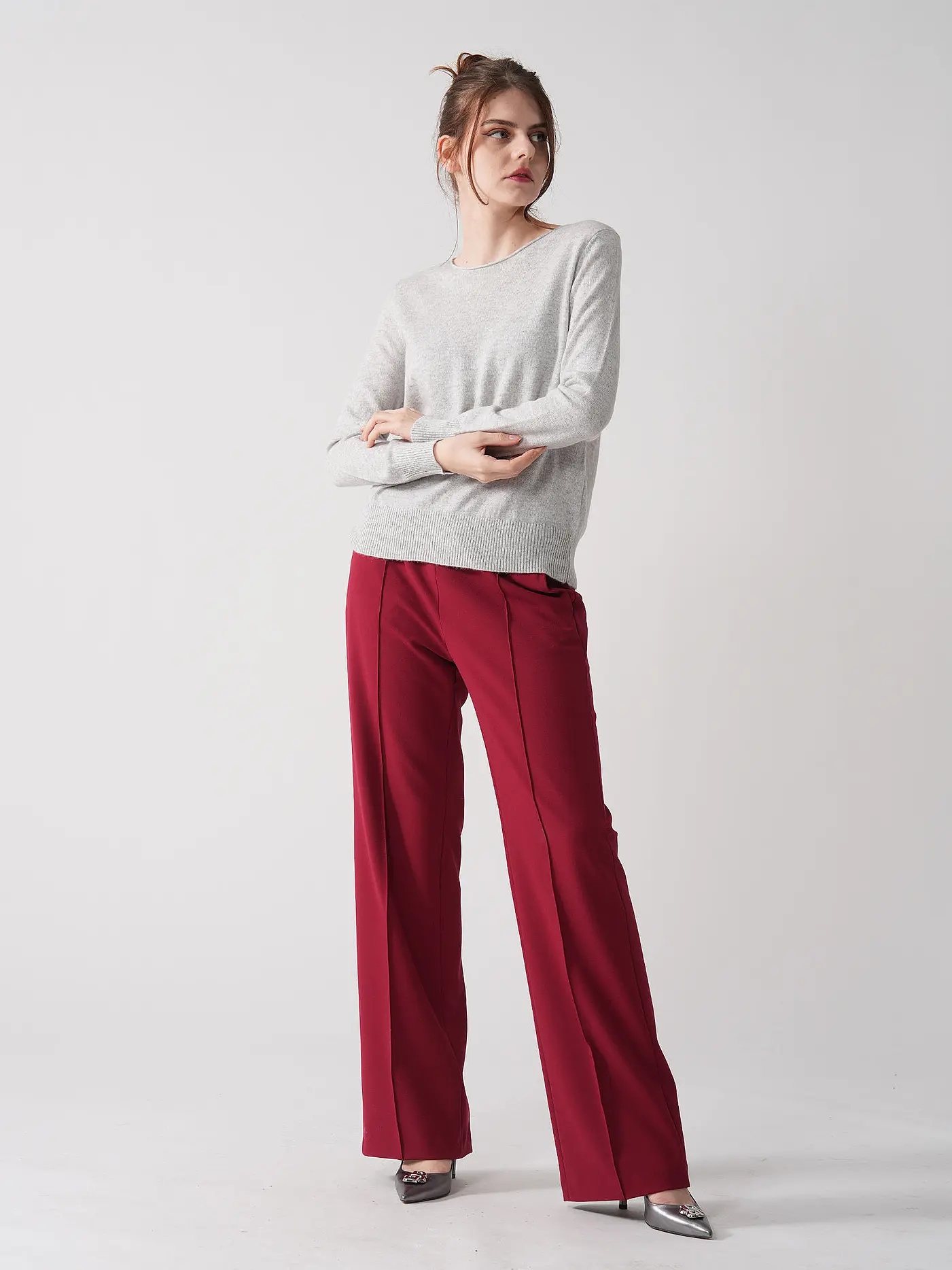KATESTORM | Kaschmirpullover | hellgrau