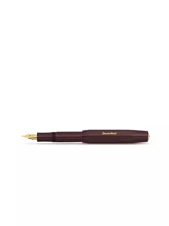 KAWECO | Füllhalter Classic Sport Bordeaux | dunkelrot